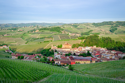 Barolo and Langhe panorama, Italy Torino, le Langhe e le Regge reali