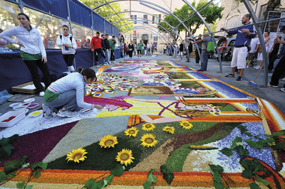 Infiorata-di-Spello L’Infiorata di Spello 2017 – Perugia e Castiglion del Lago