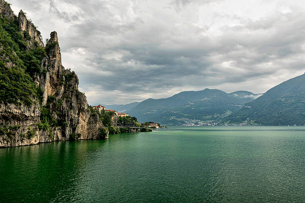 The lake of Iseo near Lovere (Bergamo, Lombardy, Italy) at summer Il Lago di Iseo ed Il Trenino Rosso del Bernina – 15/16 giugno 2019