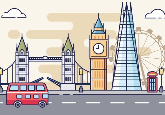 La Brexit e le conseguenze per il turismo free london cityscape illustration vector 2 - La Brexit e le conseguenze per il turismo