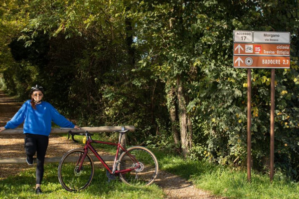 tour in bicicletta lungo la Treviso Ostiglia e la Greenway del Sile